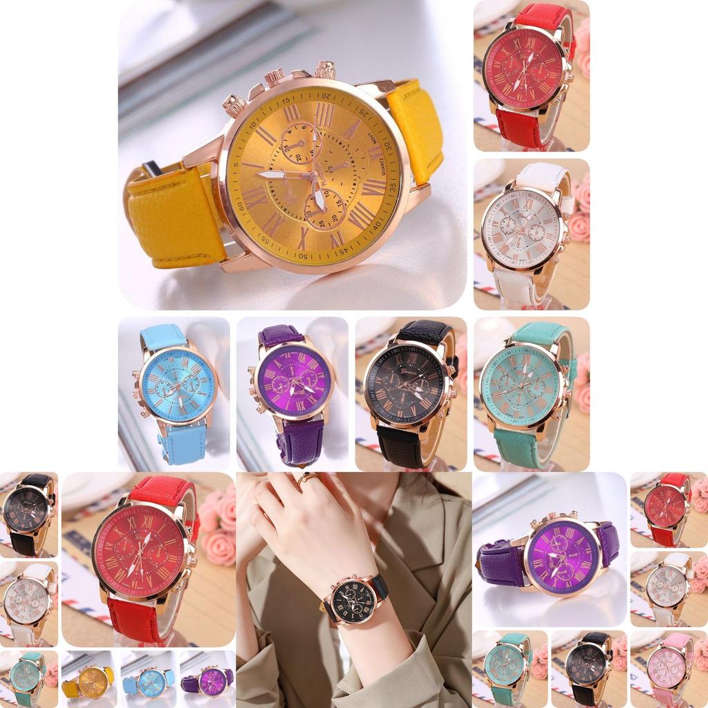 Versatile Geneva Ldn186 Women's Timepiece With Distinctive Roman Numerals And Quartz Movement