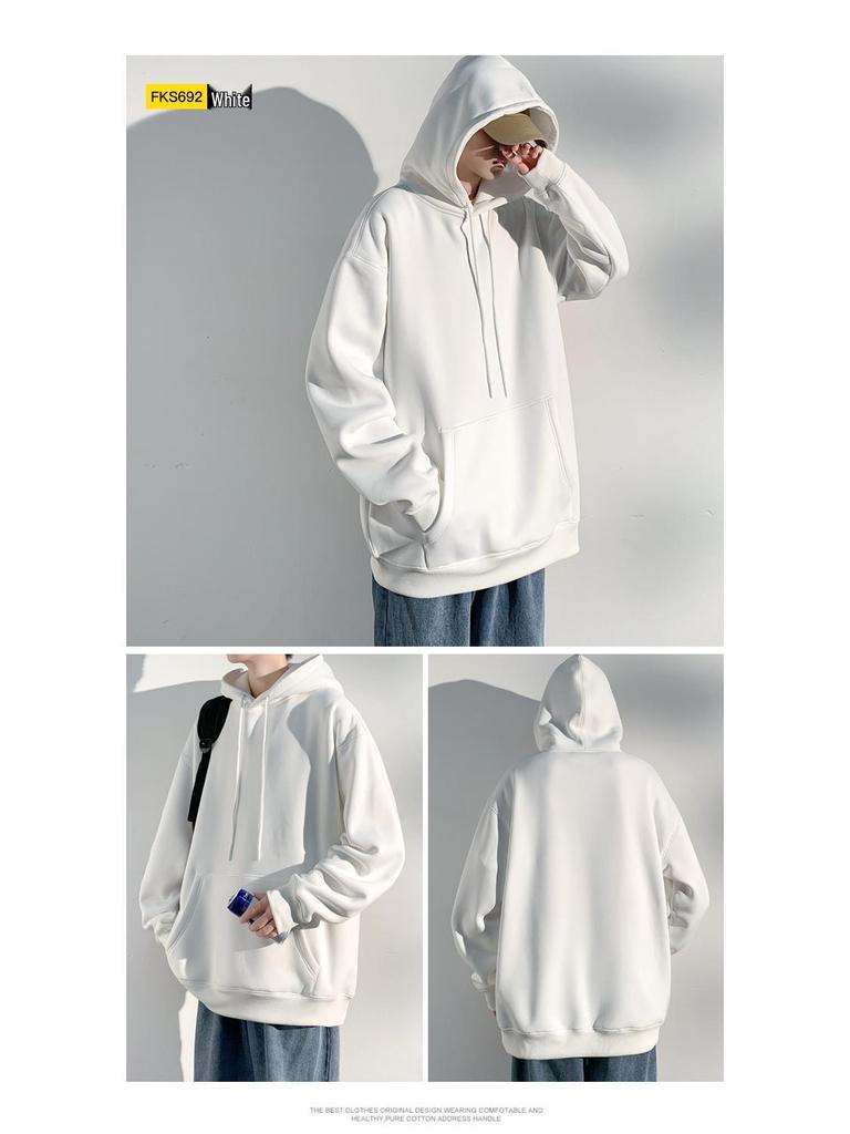 Herr Casual Lös Tung Huvtröja - Trendig, Mångsidig Sportkläder för Vår och Höst