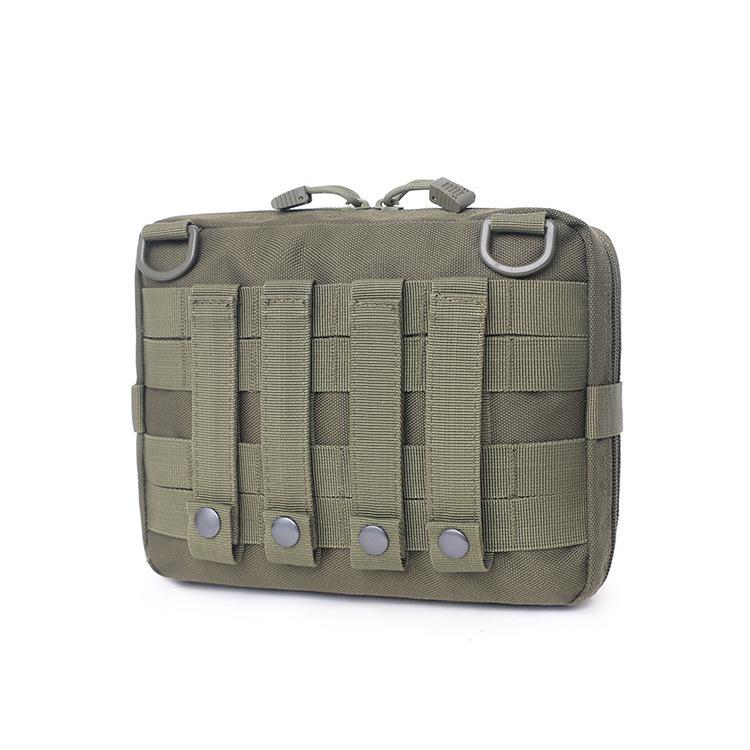 Camouflage MOLLE First Aid Kit: Outdoor Multifunctional Lifesaving Waist Pack Accessory.