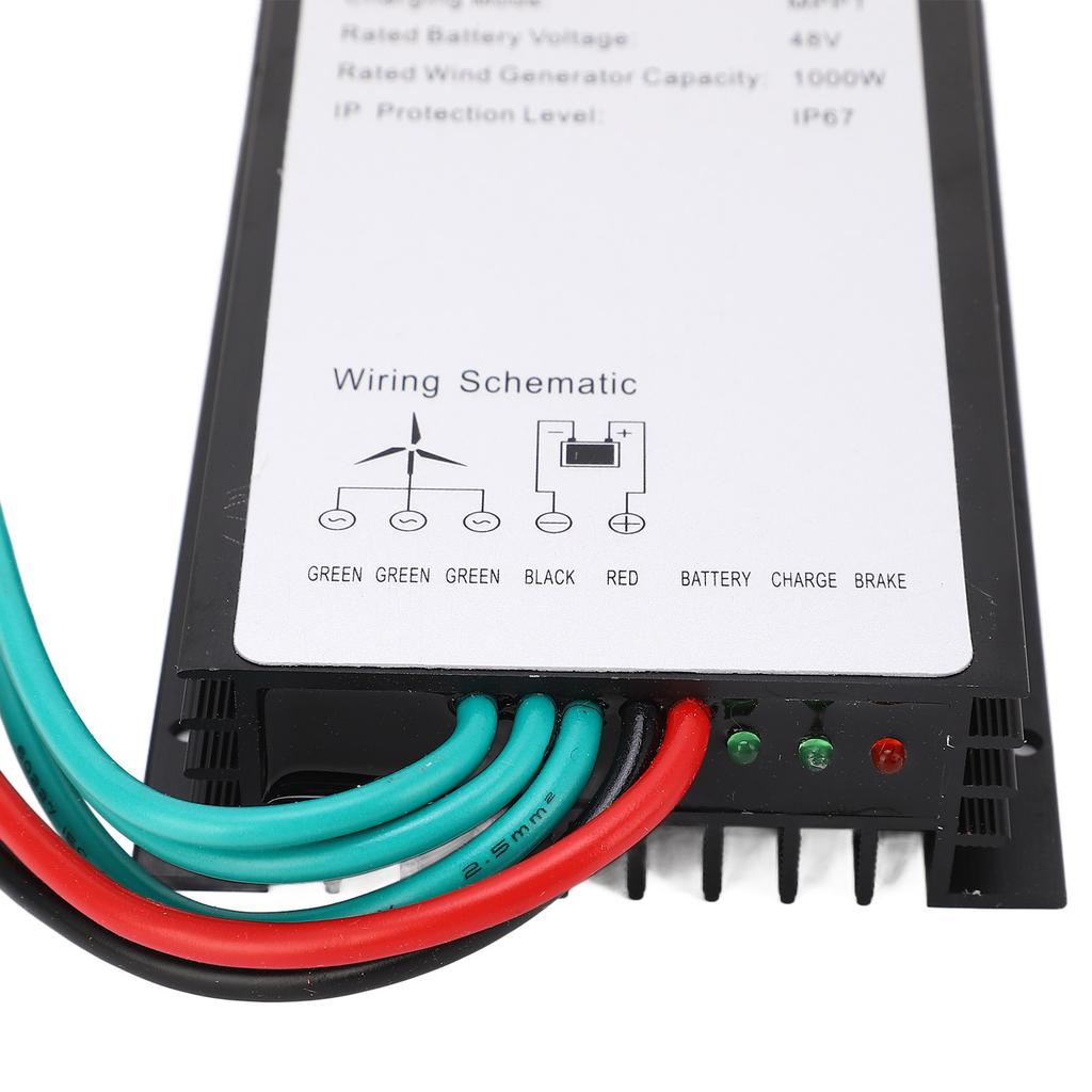 Generator Eolian 1000W Controler de Încărcare 48V IP67 Impermeabil MPPT Controler de Încărcare Turbină Eoliană