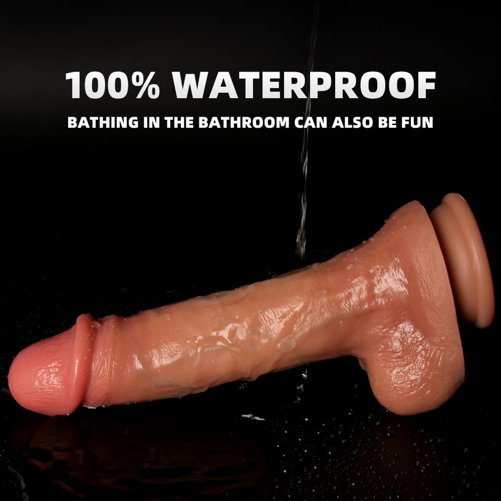 Wireless Vibrator Telescopic Dildos for Women Big Dildo Vibrating Heating Skin Feeling Dick Realistic Penis Large Dick