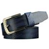 Leather Belt Hollow Colorful Reusable Pin Buckle Belt for Boy