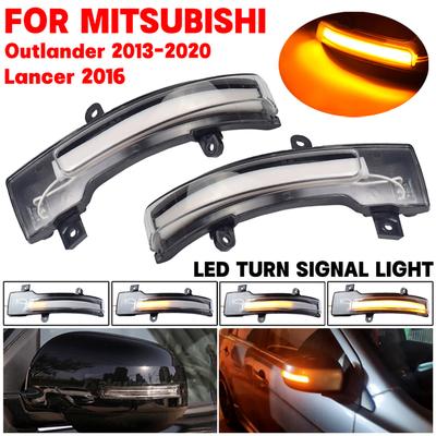 8351A135 8351A136 For Mitsubishi Outlander ASX 2013- Lancer 2016 LED Dynamic Turn Signal Light Side Mirror Blinker Indicator
