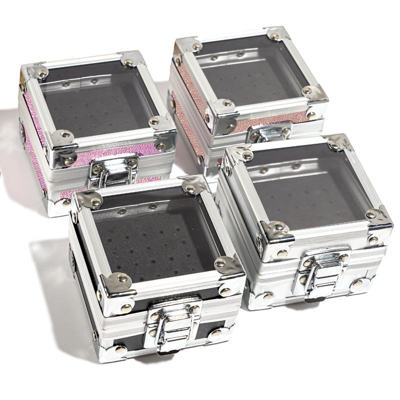 Nail Drill Bits Storage Box Grinding Heads Treasure Box Design Storage Box Portable Nail Art Polish Heads Organizers Nails Tools