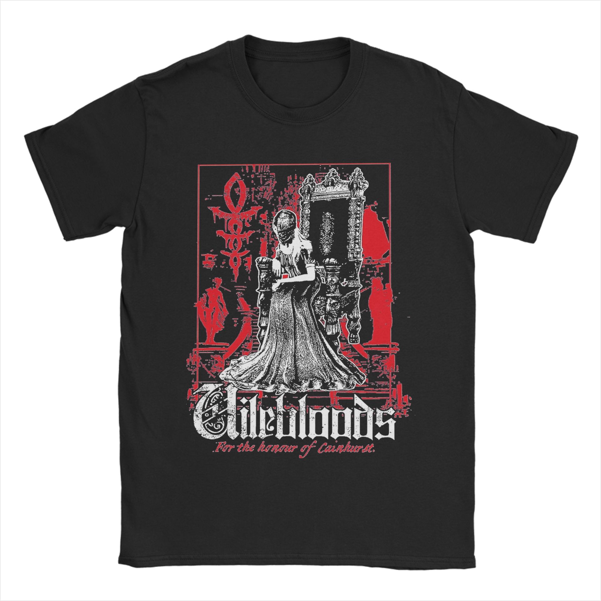 

Bloodborne Hunter Logo T Shirt for Men Cotton Creative T-Shirts Round Collar Tees Short Sleeve Clothes Birthday Gift 4XL