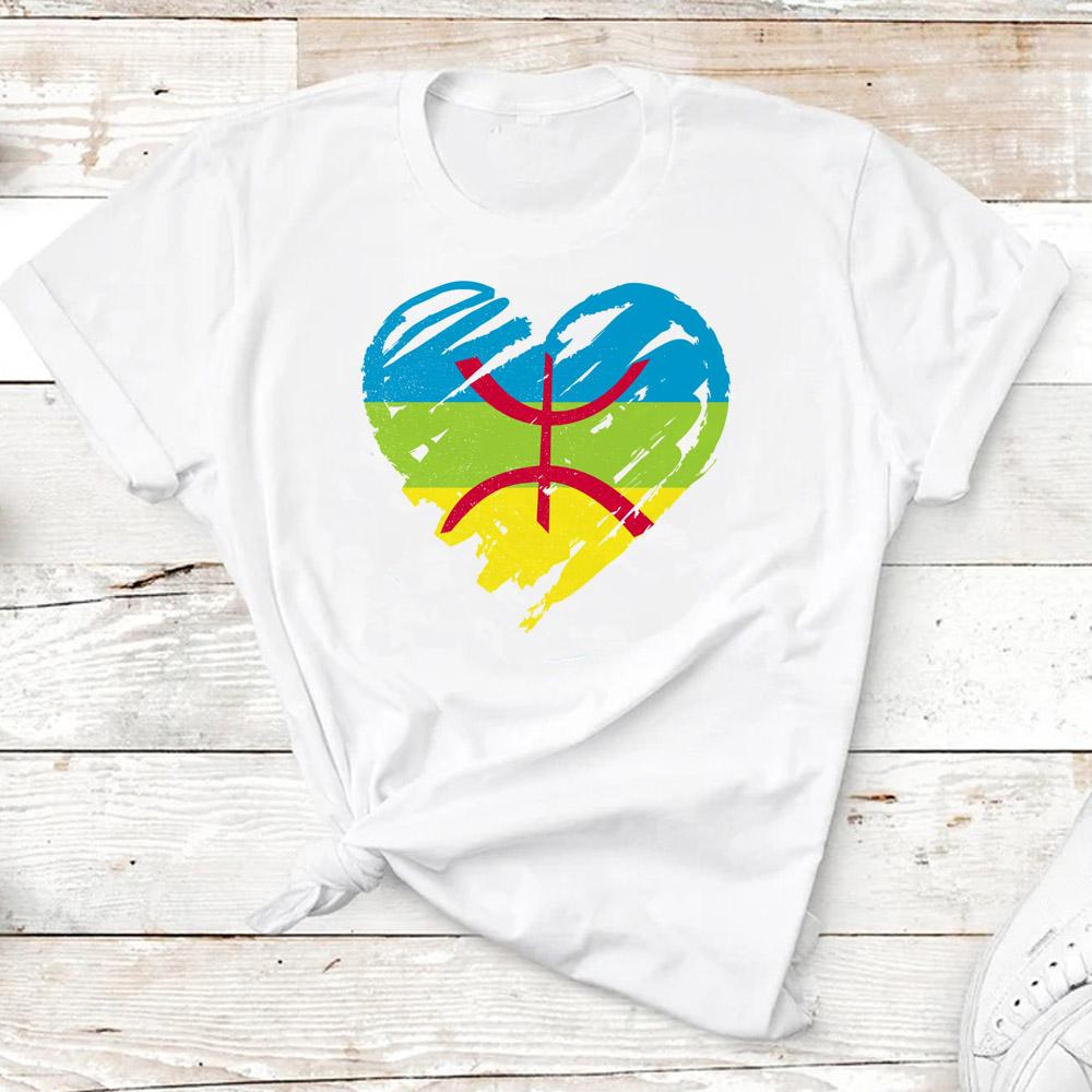 Amazigh tshirts Women comic Japanese anime Tee girl graphic clothing