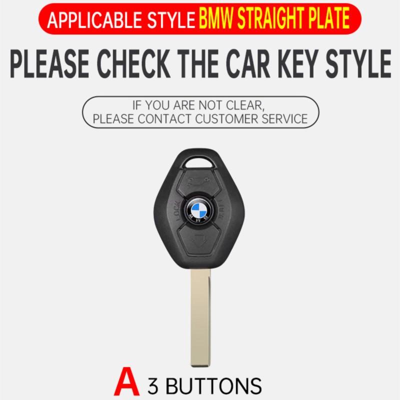 FA6 Lega di Zinco Pelle Copri Custodia Chiave Auto Per BMW Serie 3 5 7 X5 E53 X3 F83 E46 E39 E38 E60 E63 E61 E64 330i Z3 Z4 E85 E86 M5 325i