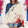 Womens Plus Size Crew Neck Sweatshirt Soft Loose Long Sleeve Casual Leisure Street Daily Pullover