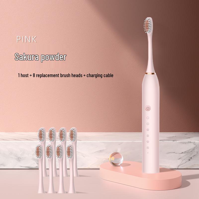Rechargeable Sonic Electric Toothbrush for Adults: Soft Bristle, Smart, Couple-Friendly Model.