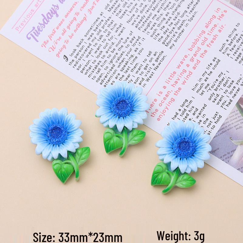 Handmade Sunflower Resin DIY Jewelry Kit