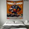VER Race Maestro Wall Tapestry Aesthetic Wall Hanging Printed Fabric Blanket Decorative Tapestries for Bedroom Living Room Home Decor