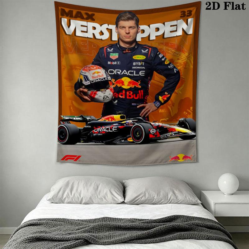 VER Race Maestro Wall Tapestry Aesthetic Wall Hanging Printed Fabric Blanket Decorative Tapestries for Bedroom Living Room Home Decor