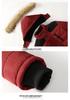 Men's Winter Thick Hooded Jacket with Fur Collar - Warm, Loose, Casual Outdoor Top