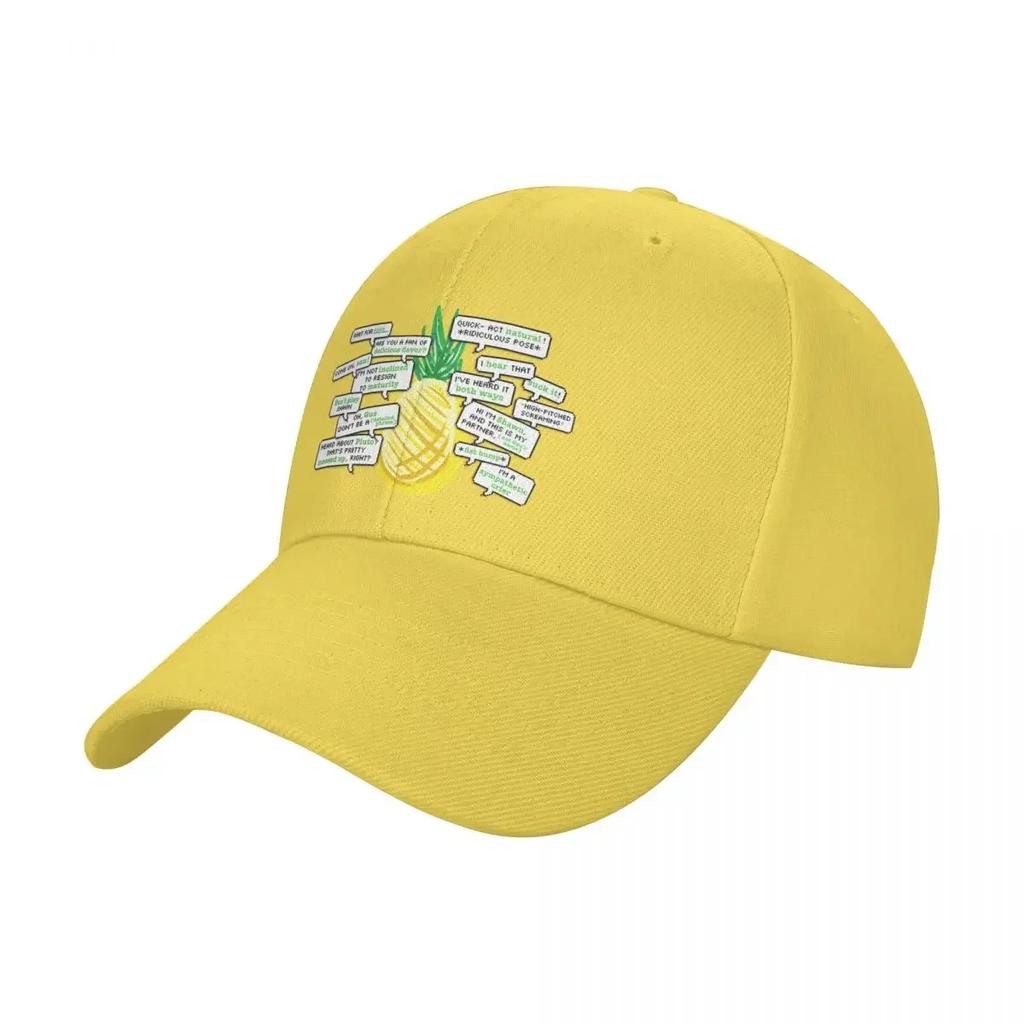Iconic Psych Quotes ft a Pineapple Baseball Cap Beach Bag tactical cap Rugby Boy Child Womens