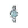 Fully Automatic Calendar Waterproof Quartz Movement Titanium Strap Japanese and Korean Watch Women's Watch Blue Dial SHW-7000LTD-2AJR