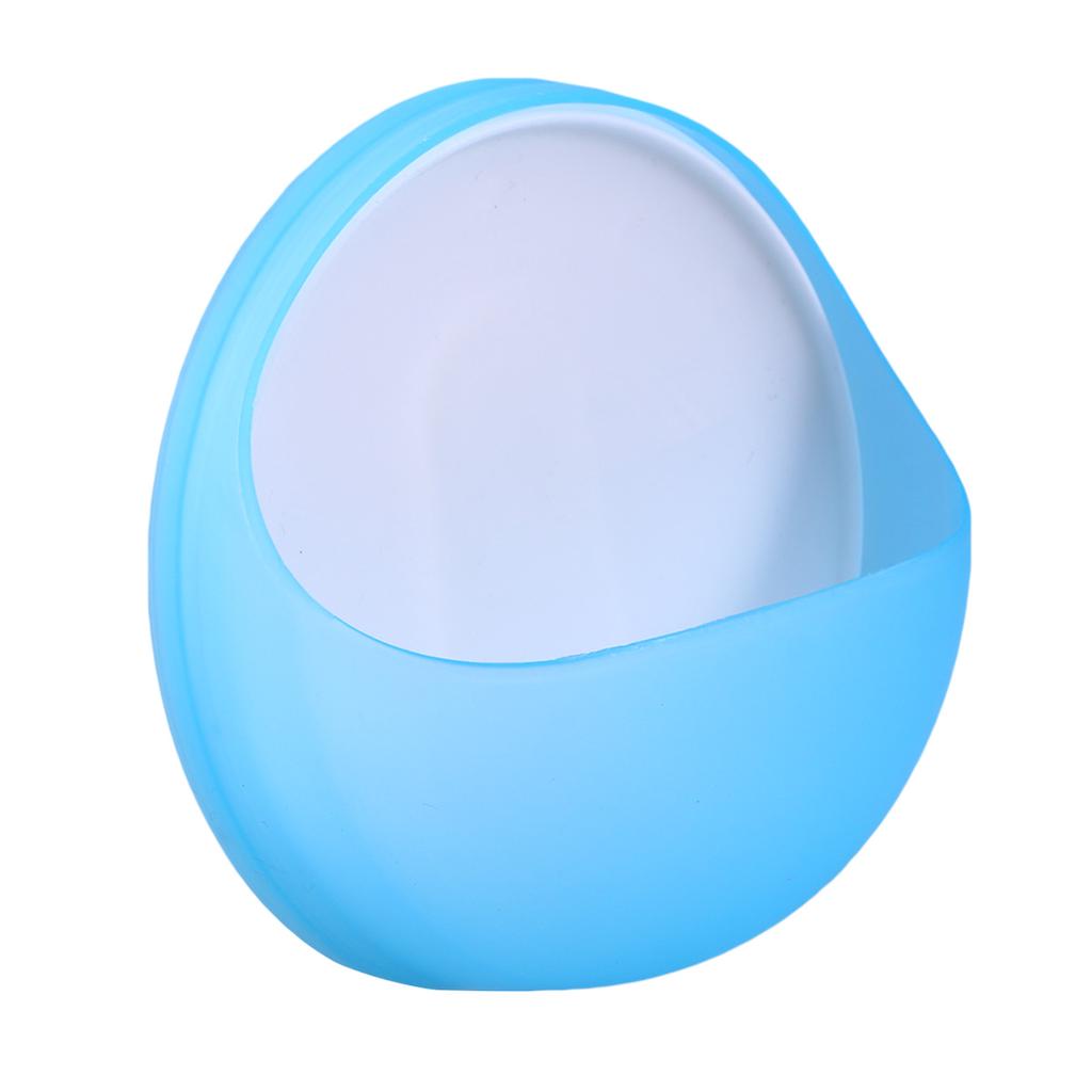 Plastic Soap Suction Cup Wall Mounted Bathroom Blue Plastic Soap Holder Suction Cup Kitchen Shower Drain Box ABS Storage