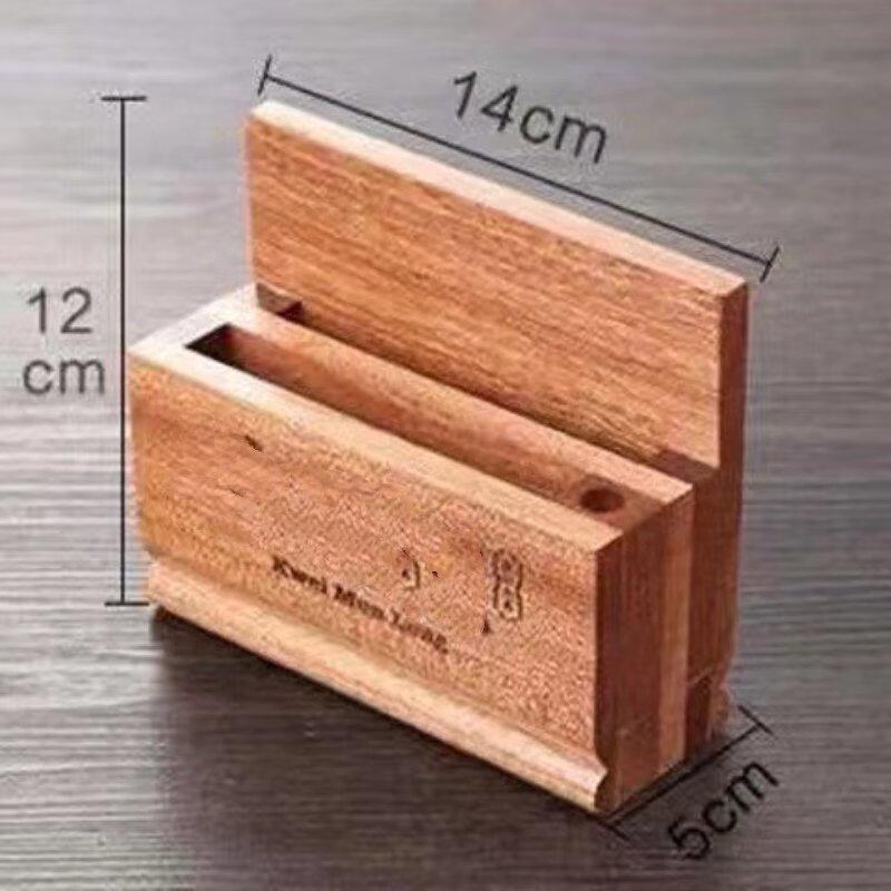 

ZISIZ Wooden Rectangular Restaurant Table Number Plate