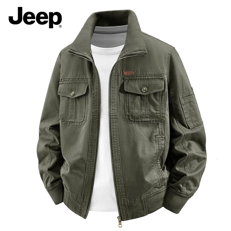 Jeep Men s Washed Lapel Work Jacket 3XL