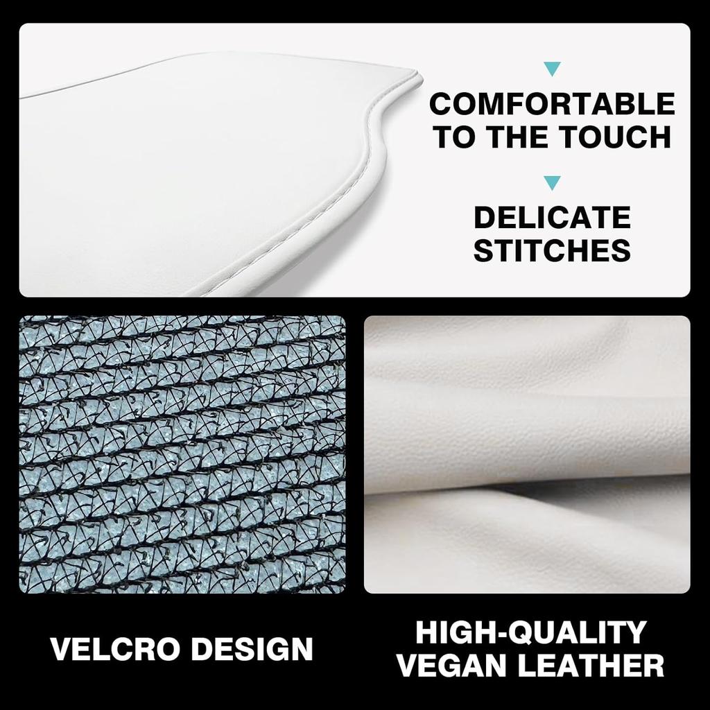 2025 For Tesla Model Y Juniper Nappa leather Side Defense Kick Pad Model 3 Highland Central Control Protective Foot Pad Interior NH1