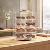 Countertop Display Cabinet with Lock 360-Degree for Retail Counters
