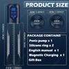 Fully Automatic Electric Penis Pump for Enlargement Man Vacuum Pump Enlargement Extend Pump ,4 Suction Levels,Penis Pump Adultos