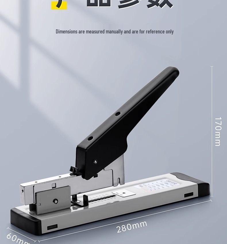 Grampeador de Uso Pesado Huapuda 0100, Grampeia 100 Páginas com Grampos 23/13