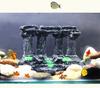European Luxury Resin Roman Column Ornaments Aquatic Handicraft for Garden Landscaping Fish Tank Aquatic Box Accessories Bag