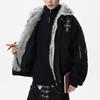 Fashion Versatile Warm Coat Autumn Winter Men's Fur Collar Thick Cotton Jacket