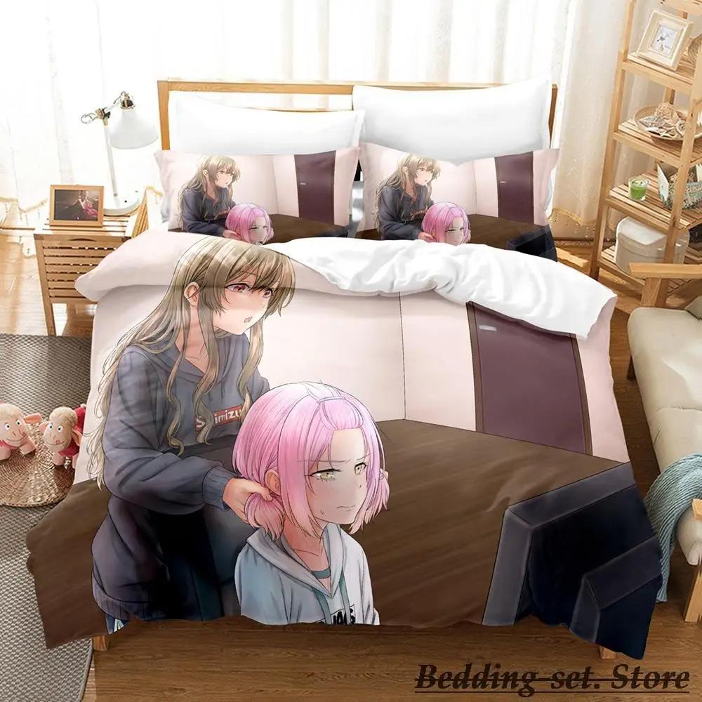 D4DJ All Mix Sängkläder Set Enkelt Twin Full Queen King Size Sängset Vuxen Barn Sovrum Påslakanset Anime sängkläder Säng