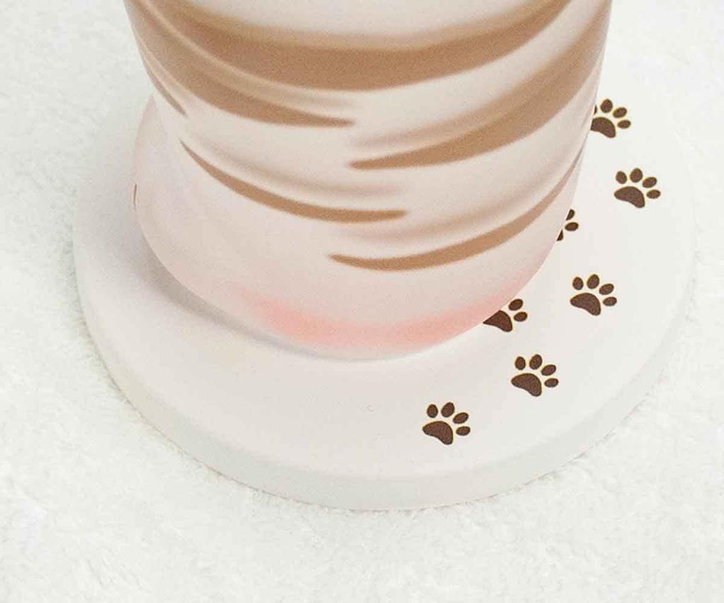 Diatomaceous Earth Cat Set of 4 Coasters, Design,