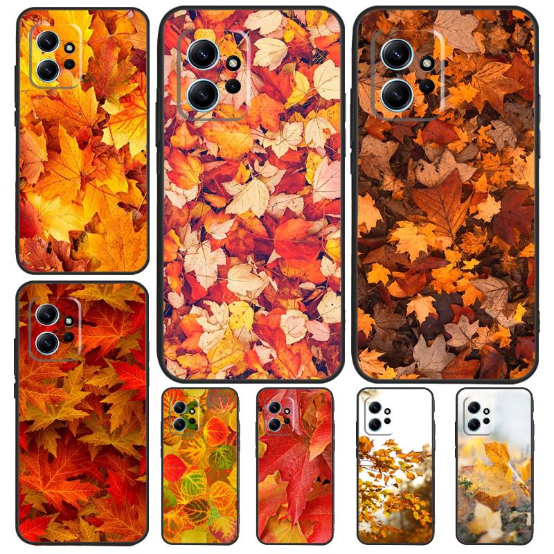 Autumn Leaves Case For Xiaomi Redmi Note 11 12 10 Pro 8 9 Note 12S 11S 9S 10S Redmi 12C 9C 10C 12 Cover