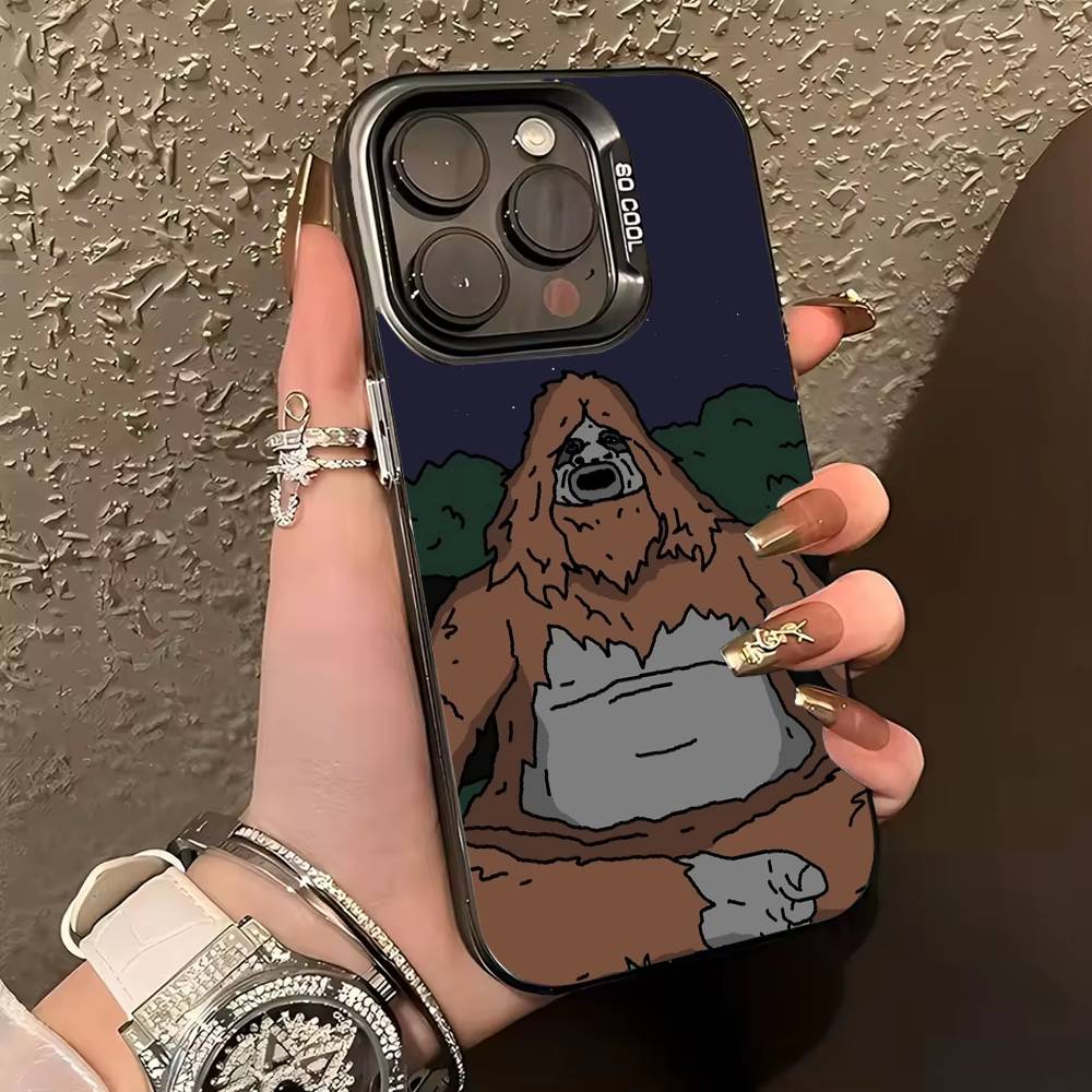 S-Sassy The Sasquatch Phone Case For iPhone 17,16,15,14,13,12,11 Plus,Pro Max,XS,Colored silver phone case iPhone15pro