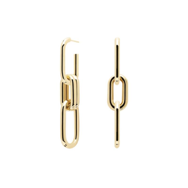 PDPAOLA DAZE Collection Muse Earrings (Yellow Gold Color)