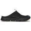 SALOMON Rx Slide Leather Advanced Casual Fashion Rubber Sole Non-Slip Slide Sandals Unisex Sandals Black 416632