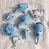 2026 Cute Crochet Marine Animals Handwoven Fish Pendant  Creative Knitted Marine Doll Gift  Bookshelf Decor