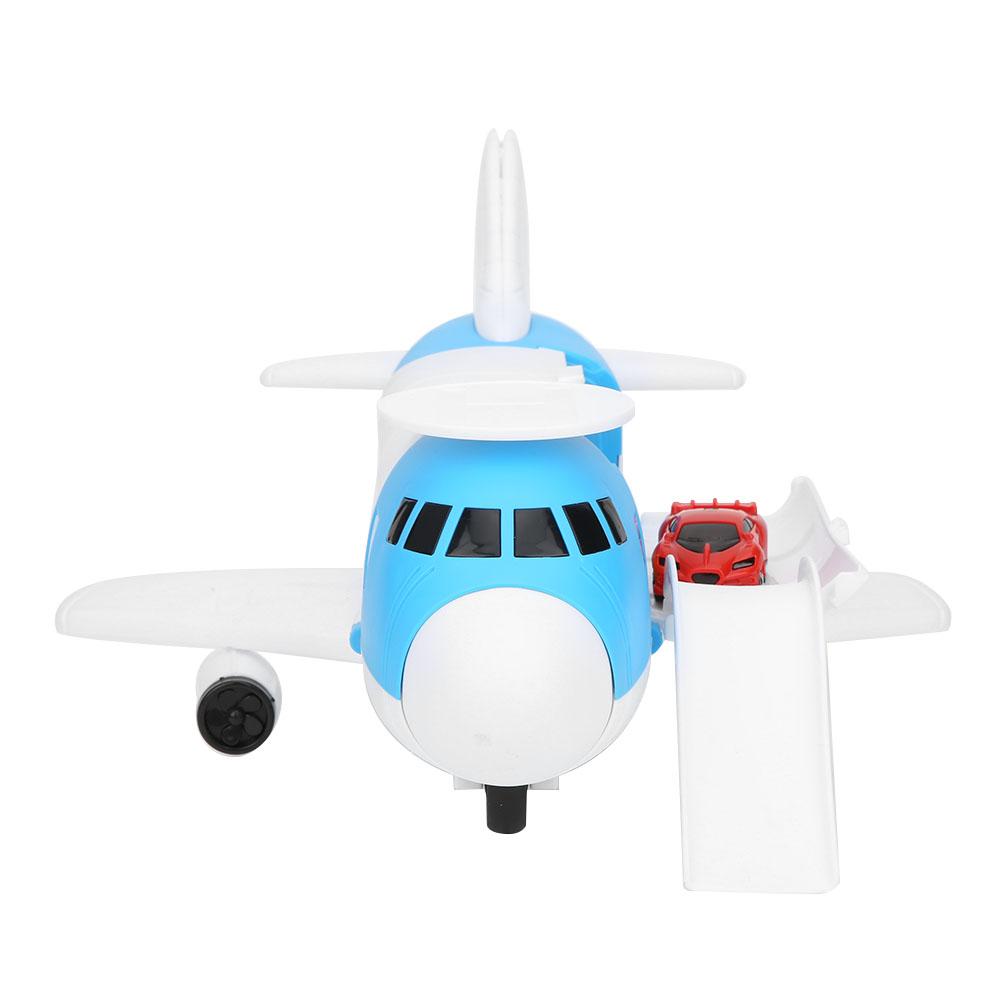 Airplane Model Car Toy Children Early Education DIY Assembly Storage Inertia Transport