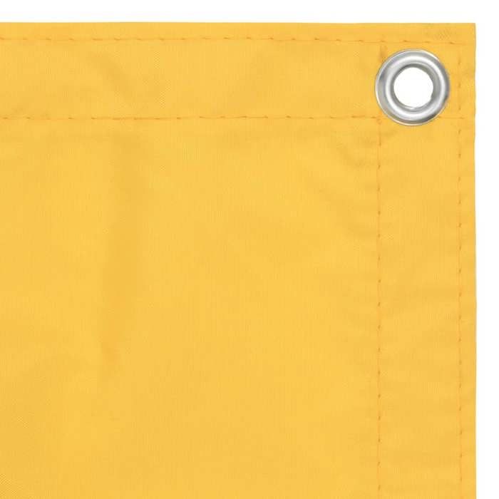 Balcony Screen - Exclusive House - PU Coated Oxford Fabric - 75 X 600 Cm - Yellow
