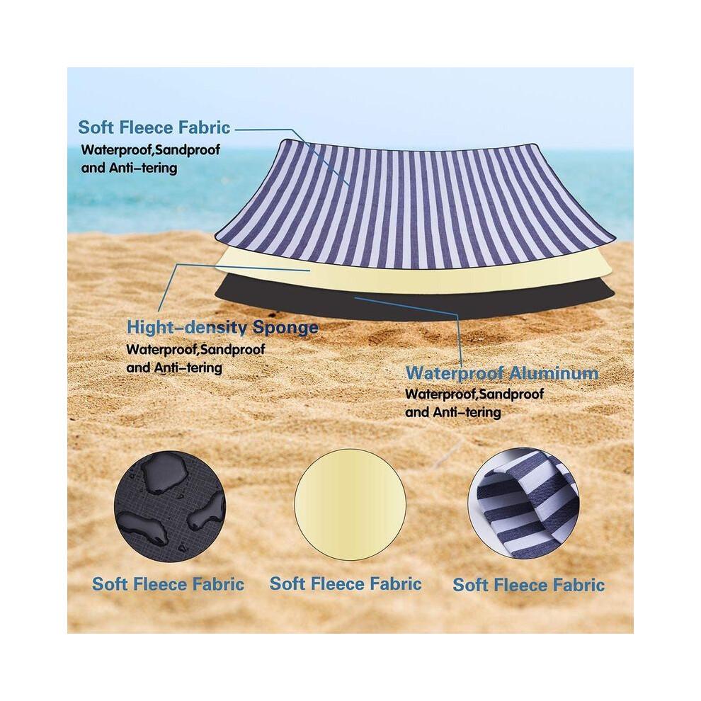 Waterproof Picnic Blanket - Foldable Outdoor Picnic Mat Is Perfect for Parks and Beaches