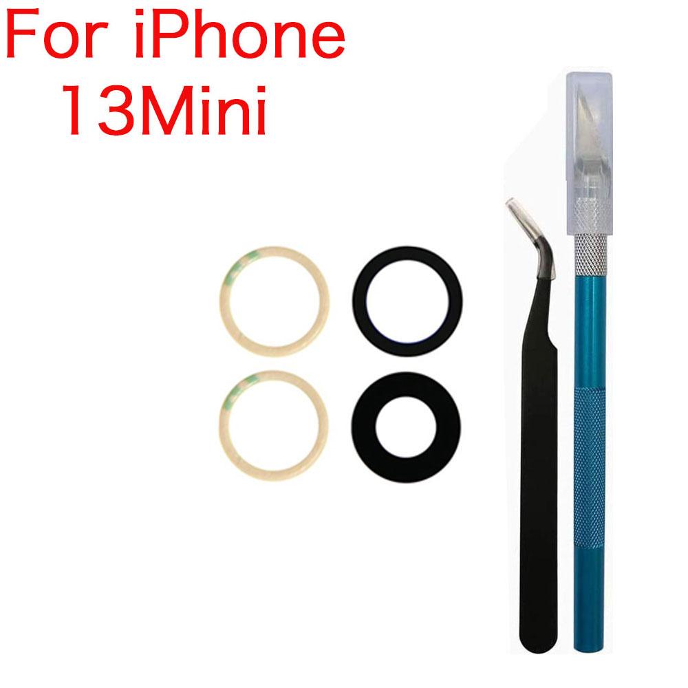Rear Back Camera Lens Glass With Adhesive And Repair Tools Kit For iPhone 11 12 13 14 15 Pro Max Replacement
