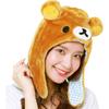 Sazac Rilakkuma Costume Cap Soft Plush Design for Adults and Kids