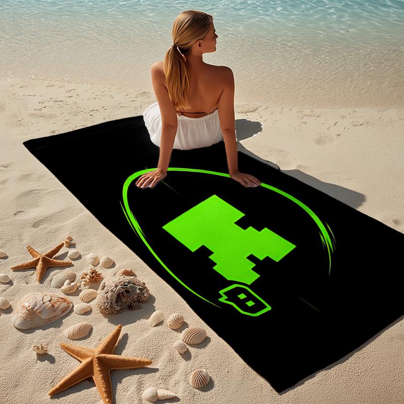 Kick Beach Towel Microfiber Beach Towel Super Soft & Absorbent for Bath, Beach, Travel  Bath Time Accessory, Fan gifts