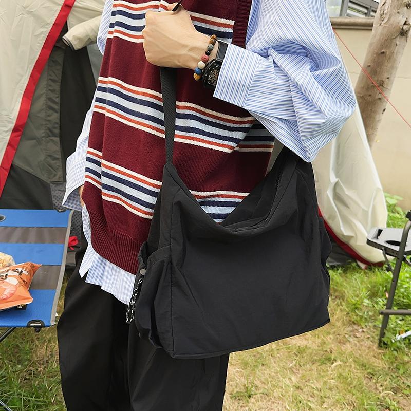 Torba typu crossbody damska torba typu messenger jednokolorowa męska torba na ramię