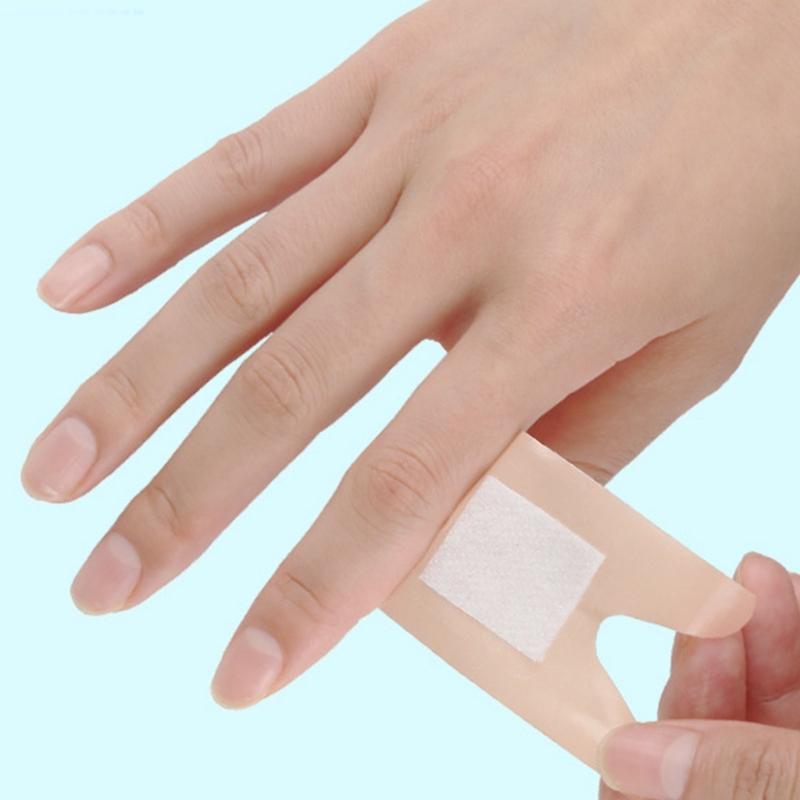 50pcs Soft Elastic Waterproof Bandages Contoured Design first aids Plaster For Sensitive Skin ResidueFree Removal