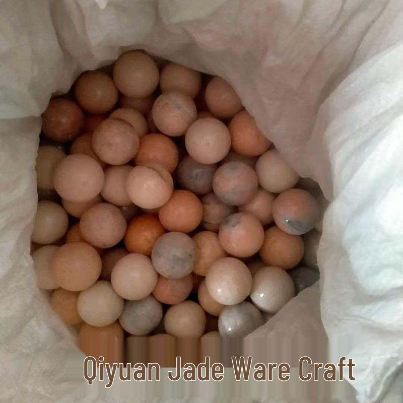 Sunset Red Blue Tiantang Jade Handball Egg Ornament Sunset Red Egg