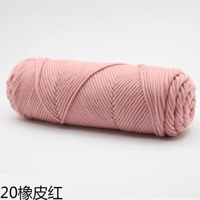 100g/Klubko Bavlněná Vlna Ručně Pletený Šátek Rukavice Čepice Silná Příze Vícebarevná Ozdoba Přírodní Materiál Měkký Materiál