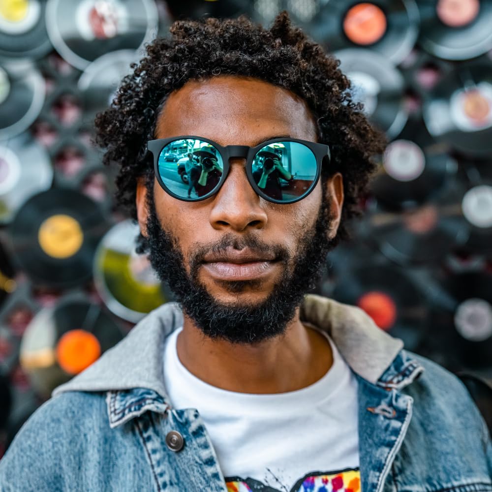 Goodr Sunglasses Series Polarized UV No Colored Mirror for Men and Mountain Outdoors Ramble At Circle [goodr] CIRCLE-G Lightweight, Lenses,