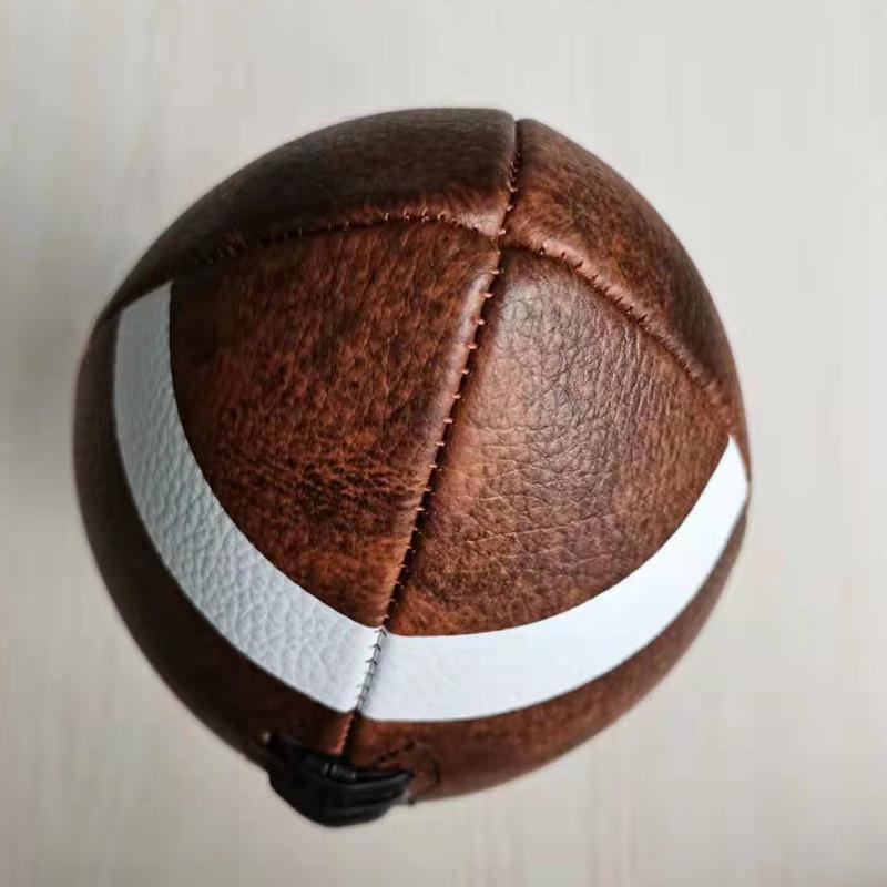 Rugbyball im amerikanischen Stil aus PVC/PU: Größe 3/6/9 für Kinder, Jugendliche & Erwachsene - Ideal für Vintage-Wettkämpfe & Training