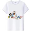 Kawaii Cartoon Mickey Mouse Loose Clothes Summer Blouses T-shirt White Gothic Tees Harajuku Tops Tshirt Unisex