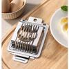 Heavy Duty Metal Boiled Egg Slicer Stainless Steel Sectioner Cutter Mold Fruit Cutter  Household