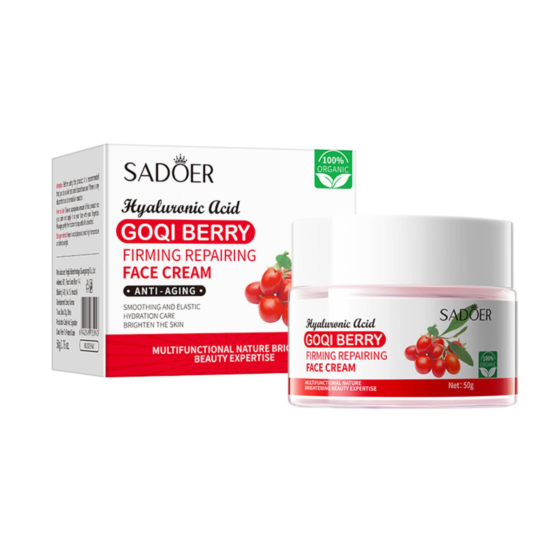 Goji Berry -wrinkle Firming Face Cream Nourishes Delicate Skin